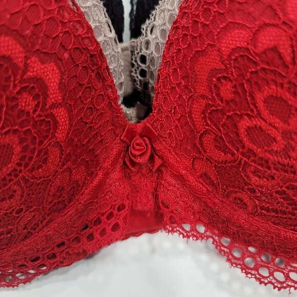 Rene Rofe Lightly Padded Underwire 3 pack Bra Set 34C - Picture 4 of 9